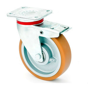 wheel with solid tire