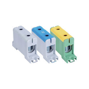 DIN rail-mounted terminal block 1