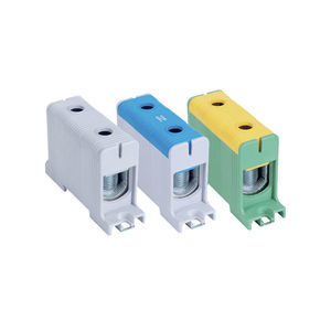 DIN rail-mounted terminal block 1
