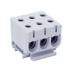 DIN rail-mounted terminal block 1