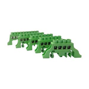 DIN rail-mounted terminal block 1
