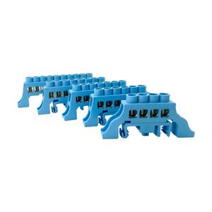 DIN rail-mounted terminal block 1