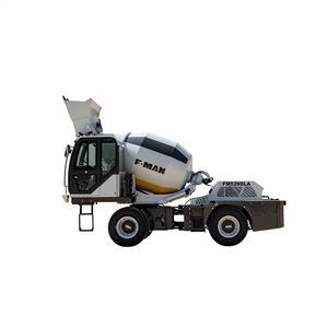 self-loading concrete mixer