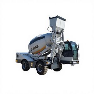 self-loading concrete mixer