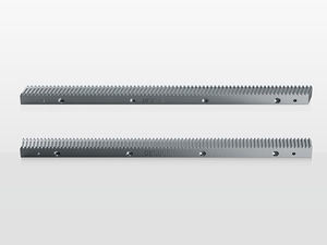 helical-toothed gear rack