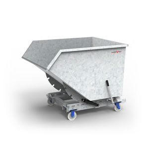 galvanised steel self-dumping hopper 1