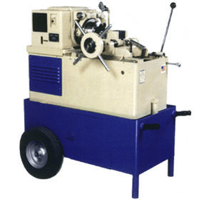 semi-automatic pipe threading machine