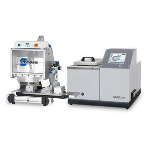 hotmelt application molding machine