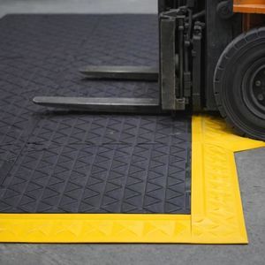 polyvinyl chloride floor tile