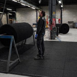 rubber floor tile