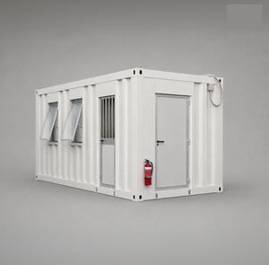 office construction site cabin