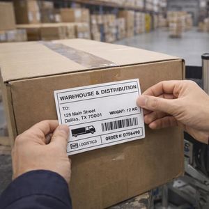 adhesive label