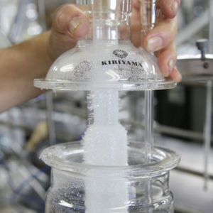 cylindrical flask