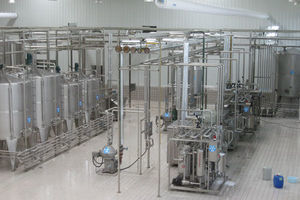 dairy product pasteurizer-cooler