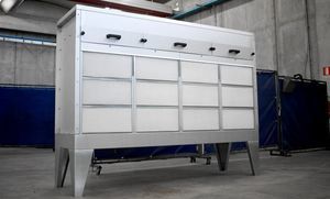 dry filter paint booth