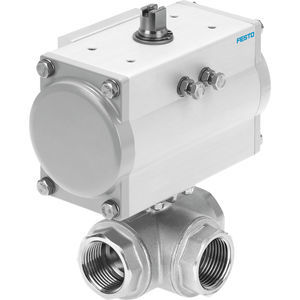 pneumatic ball valve actuator unit