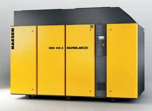 air compressor / stationary / electrically-powered / screw