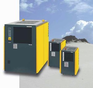 refrigerated compressed air dryer / air-cooled / thermal mass