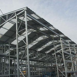 shelving with roof / storage warehouse / box / for building materials