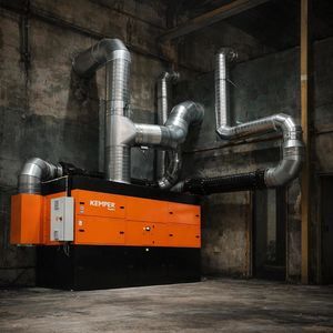 stationary centralized fume extraction system