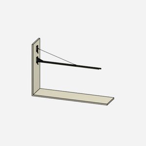 height-adjustable pivot arm 1