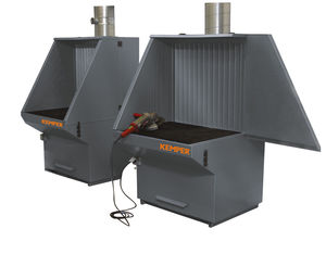 grinding process downdraft table