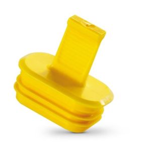 finned plug / male / plastic