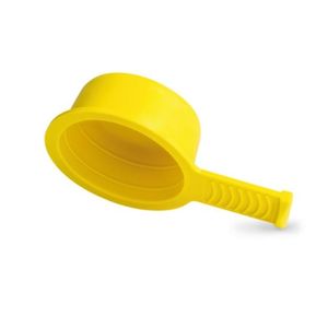 threaded cap / round / polyethylene