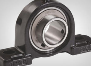 Timken Pillow Block Bearing - SAS3/4 Cast Iron With Setscrew Lock, 3/4 Inch Bore