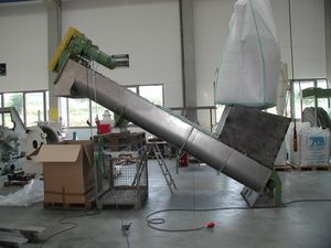 shaftless screw conveyor