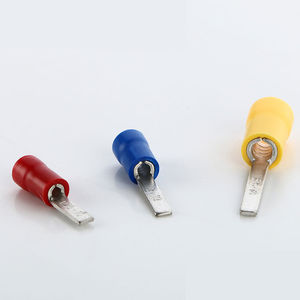 male solderless terminal / rectangular / tubular / insulated