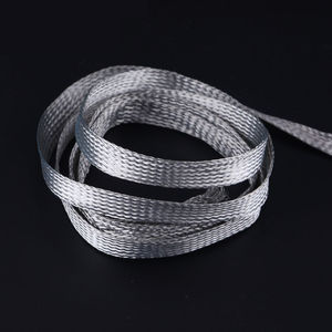 thermal protection sleeve / braided / for cables / copper