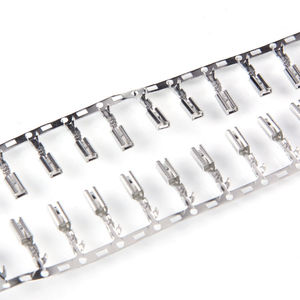 female solderless terminal / quick-disconnect / flat / non-insulated