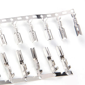 female solderless terminal / quick-disconnect / flat / non-insulated