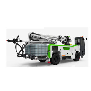 concrete spraying machine / articulated arm / tracked