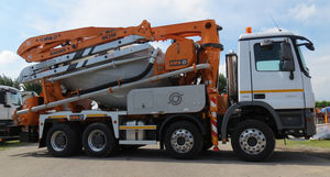 concrete truck-mixer concrete pump
