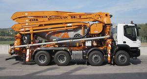 concrete truck-mixer concrete pump