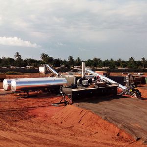 mobile asphalt plant