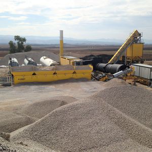 mobile asphalt plant