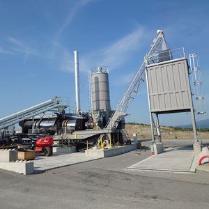 continuous asphalt plant