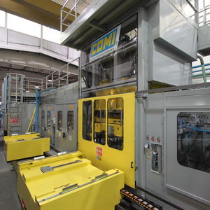 panel thermoforming machine / for inner liners / for refrigerator production / fully-automatic