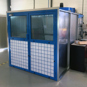 enclosed paint booth