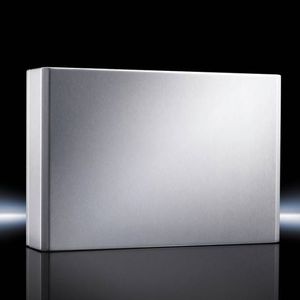 control enclosure / rectangular / stainless steel
