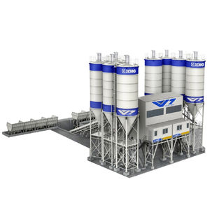 stationary concrete batching plant