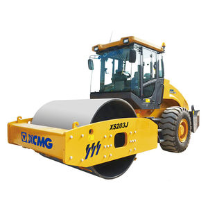 vibrating road roller