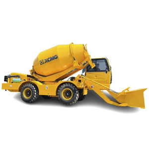 self-loading concrete mixer