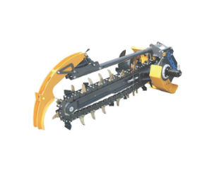skid steer loader trencher 1