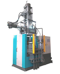 vertical injection molding machine / hydraulic / for elastomers