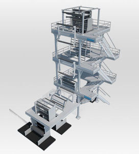 blown film extrusion line