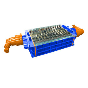 wood shredder / tire / for cardboard / metal